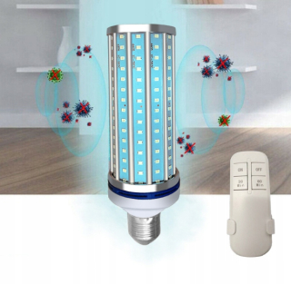 Lampa UV-C LED žiarovka 60W 220V s diaľkovým ovládaním